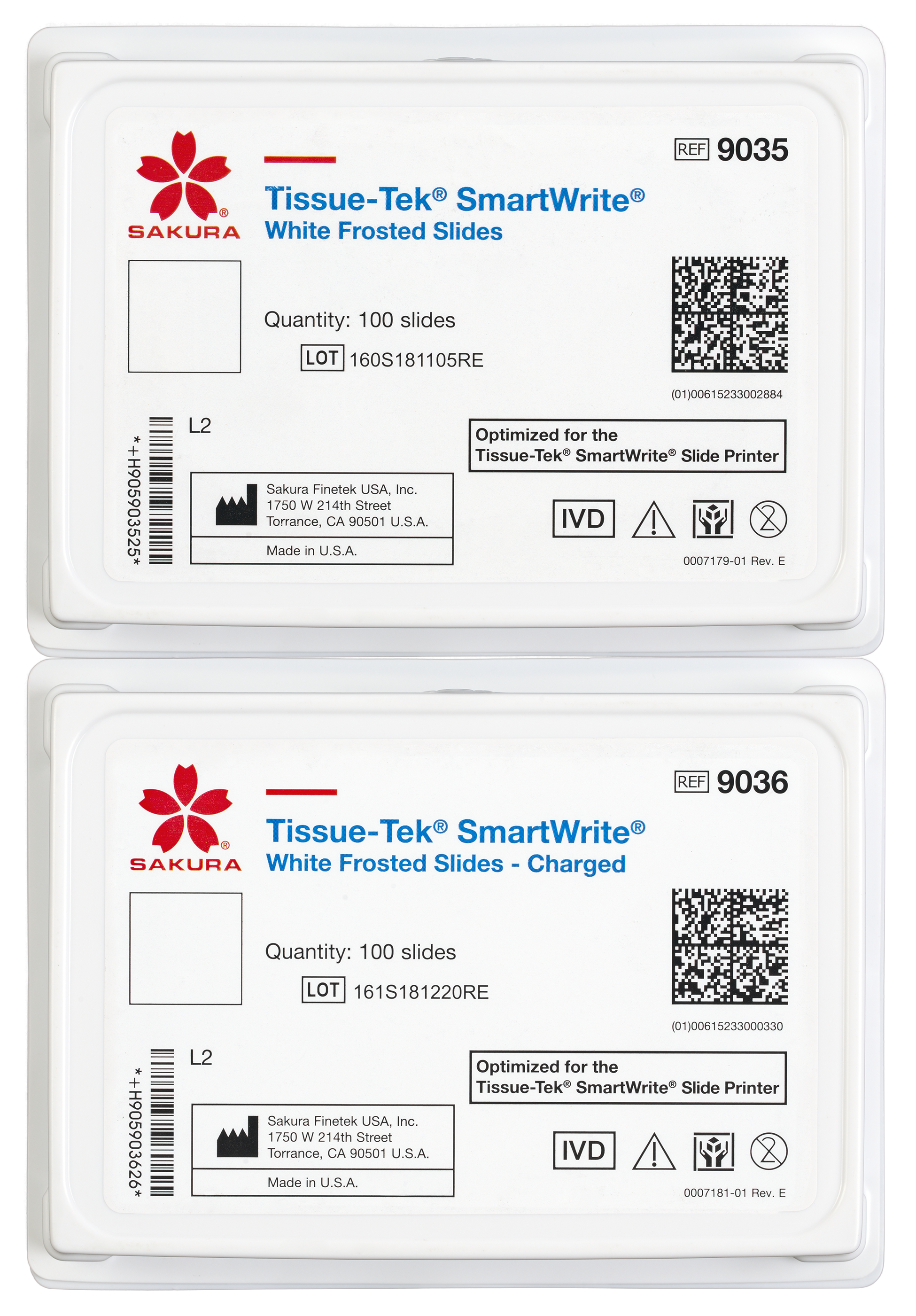 Charged and Uncharged Tissue Slides