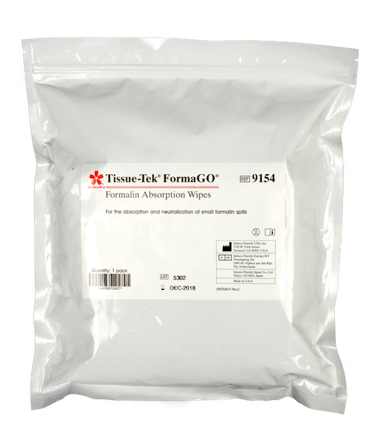 Tissue-Tek FormaGO Formalin Absorption Wipes