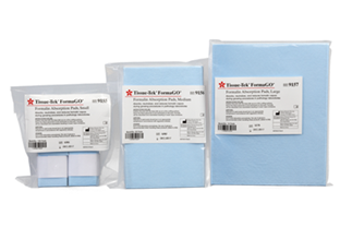 Three packages of blue foam sheets in different sizes, each labeled "Foam-In-A-Kit" with product details on white labels.