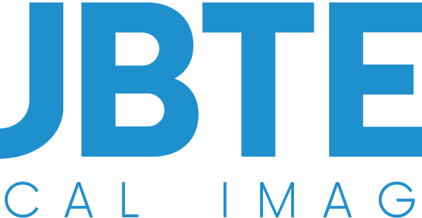 Blue text logo reads "KUBTEC®" in large font with "MEDICAL IMAGING" in smaller letters below.